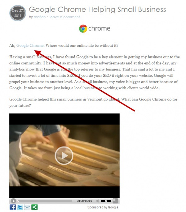 Google Hypocrisy: This Post NOT Sponsored by Google