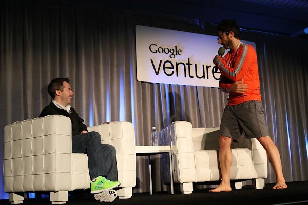 googleventures Sergey Brin drops by the 2012 Google Ventures Founder & CEO Summit