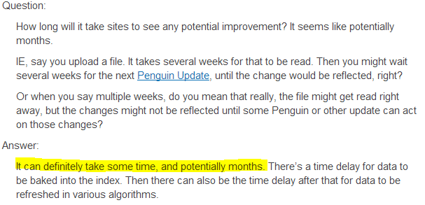 Is a 3 Day Google Penalty Recovery Possible Using the Google Disavow Tool? Is a 3 Day Google Penalty Recovery Possible Using the Google Disavow Tool?