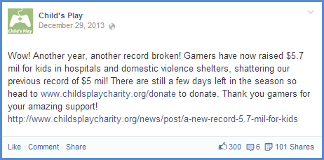 Image via: https://www.facebook.com/ChildsPlayCharity