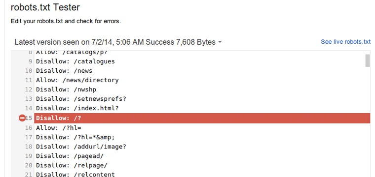 Google Launches Official Robots.txt Testing Tool