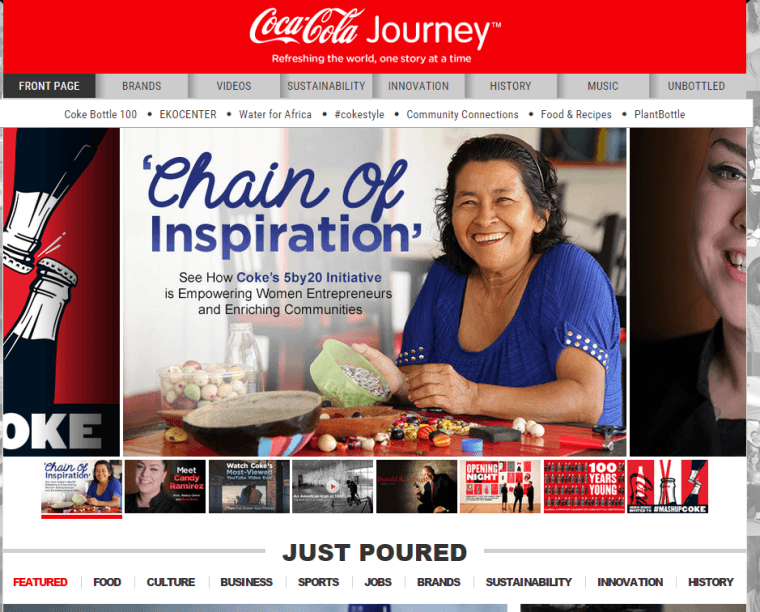 Coca-Cola Journey Homepage The Coca-Cola Company