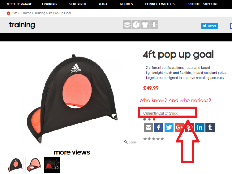 This product detail page shows they're out of stock ... but why didn't they tell me on the category page? How E-commerce can Maximize Conversion Rate | SEJ