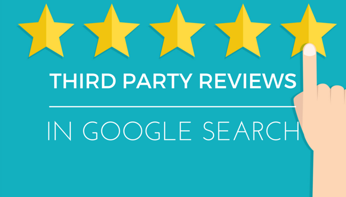 New Google Test: Third Party Reviews in Search Results