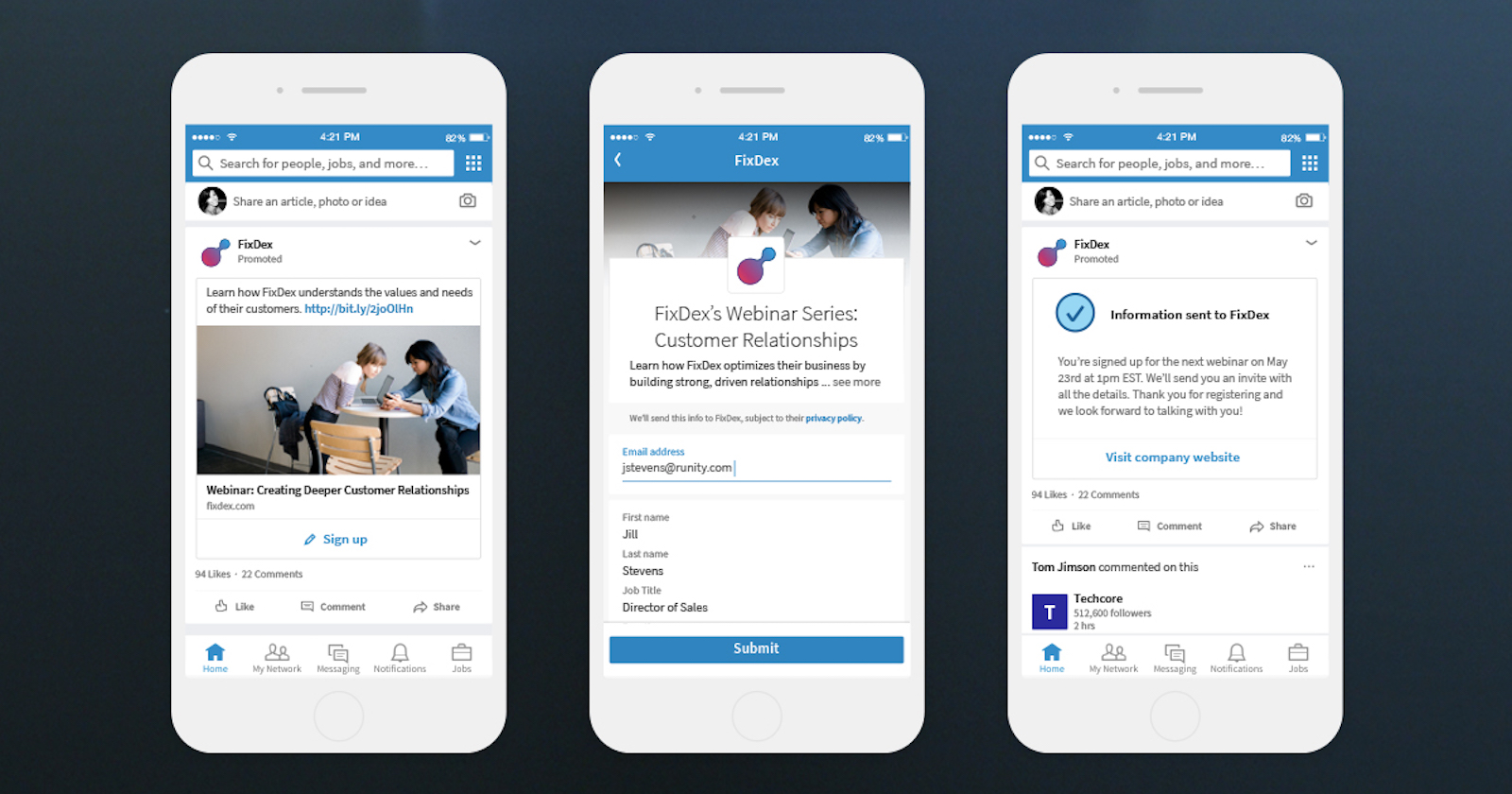 New: LinkedIn Launches Lead Gen Forms