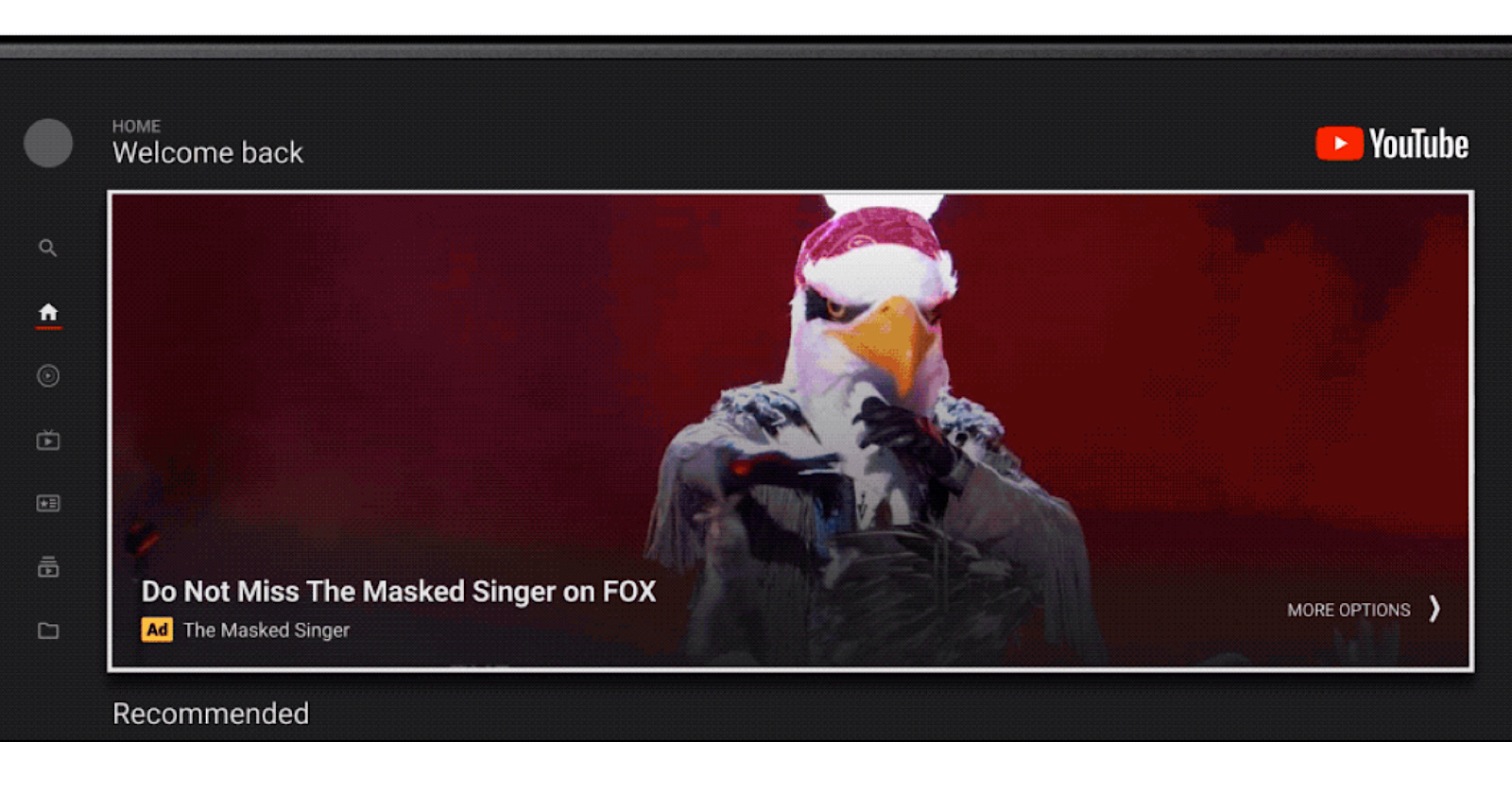 Google Makes YouTube Masthead Ads on TVs Available to All Advertisers
