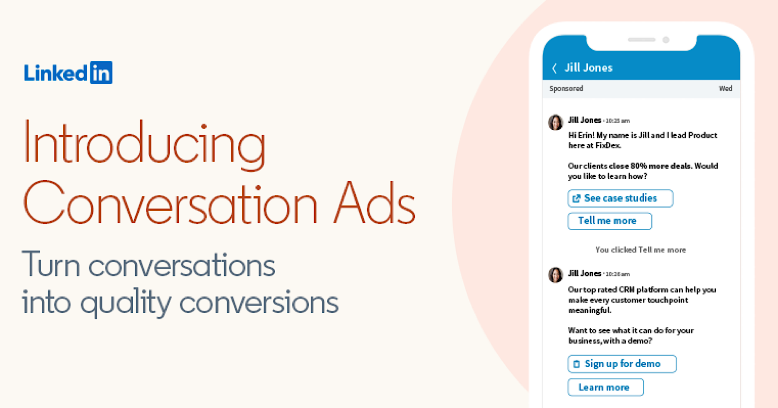 LinkedIn Introduces Conversation Ads: A New Message-Based Ad Format