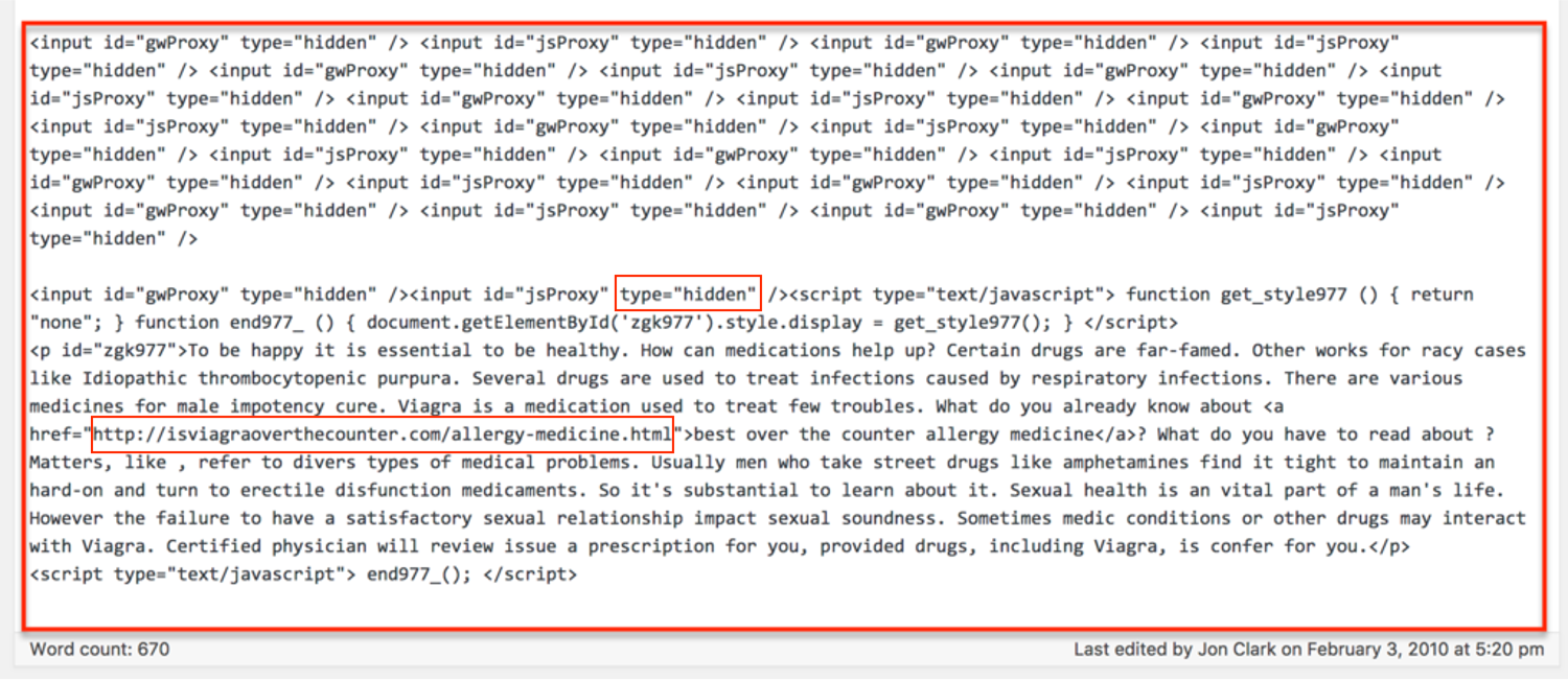 Hidden Links