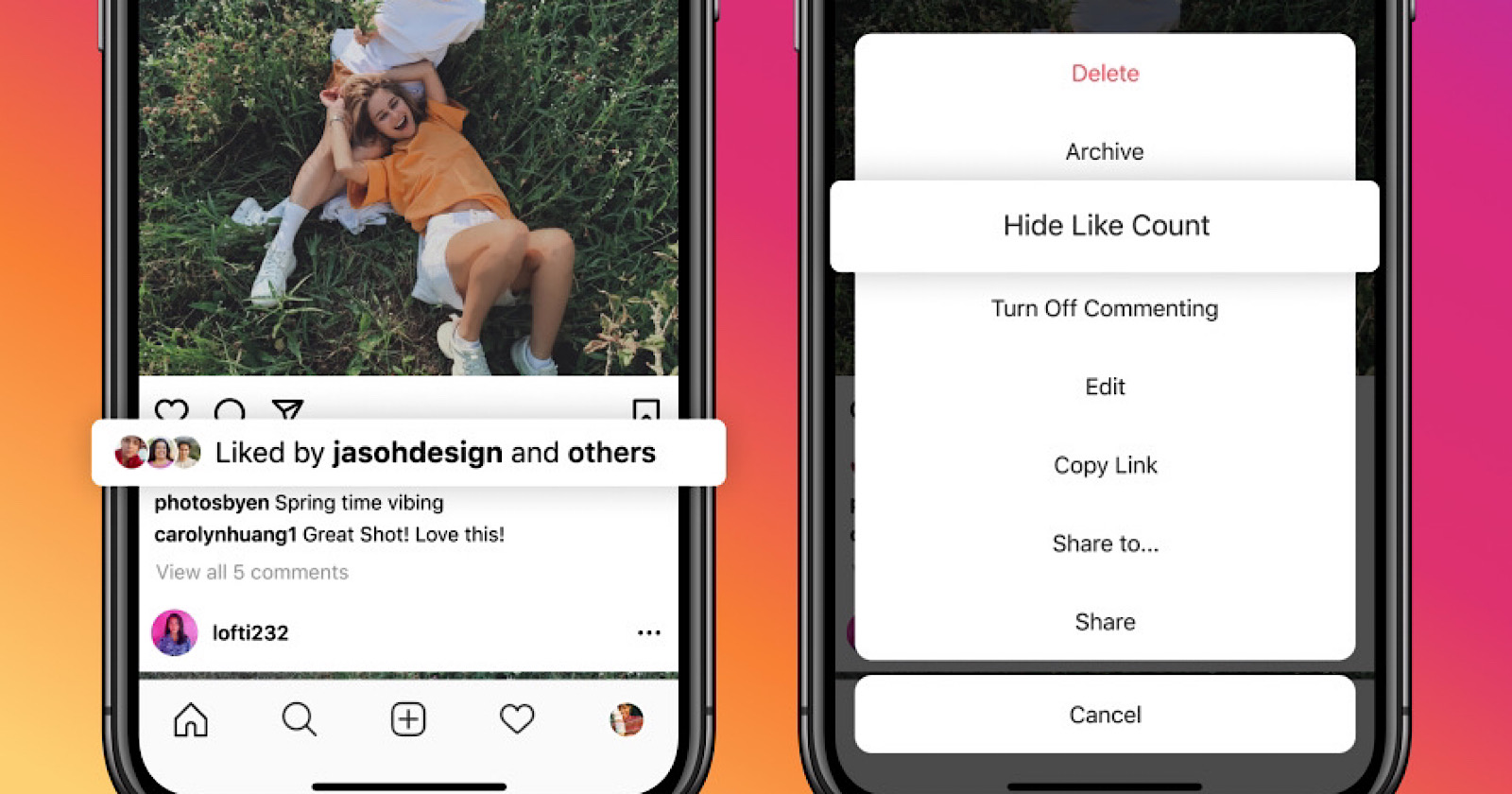 Facebook & Instagram Users Can Hide Their Like Counts