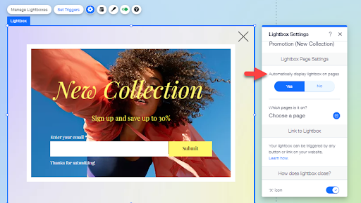 Wix Lightbox