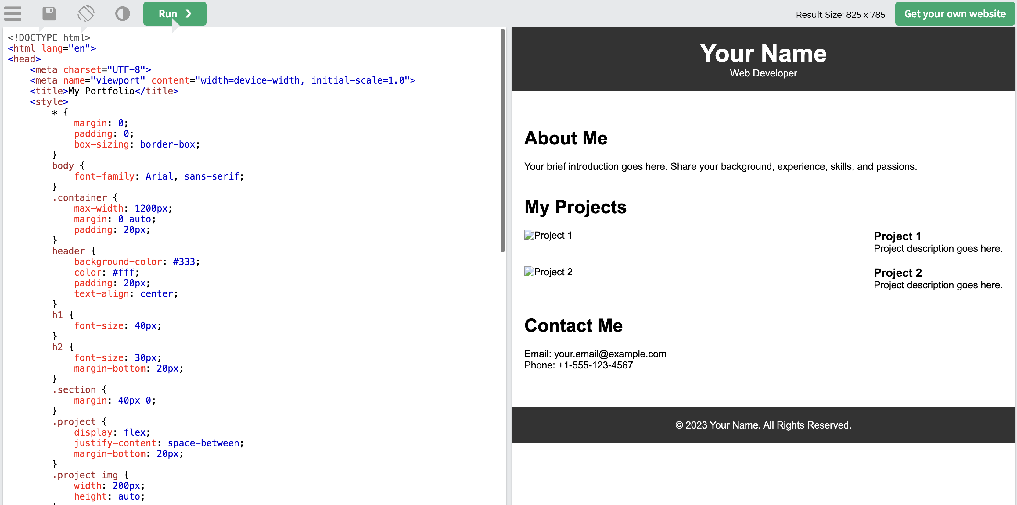 chatgpt website code test