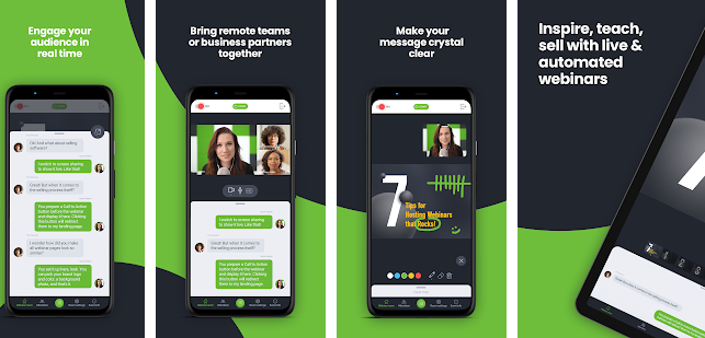 Choose a webinar platform that supports mobile.