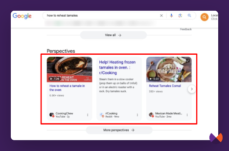 Carousels of websites.